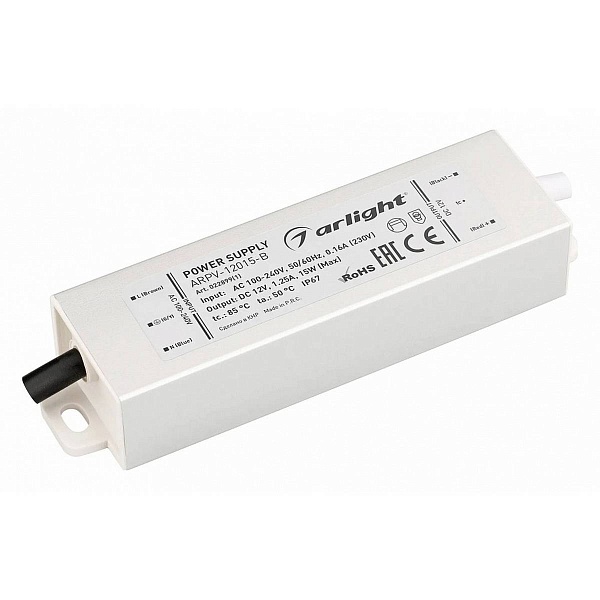 Блок питания ARLIGHT ARPV 12V 15W IP20 022899(1)