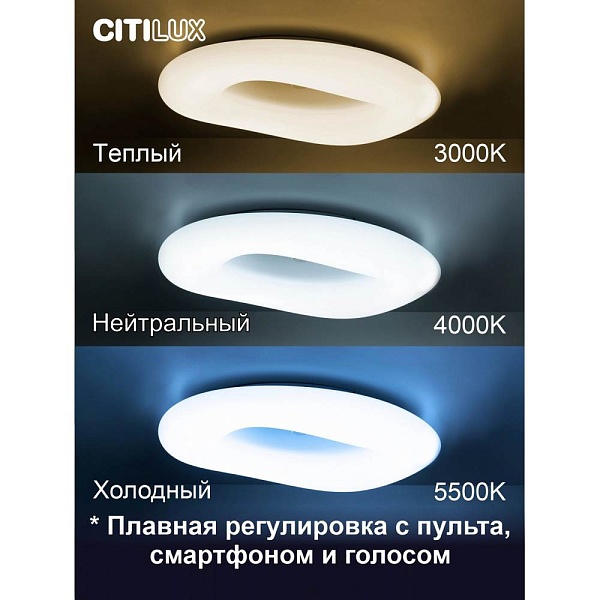 Светильник потолочный CITILUX СТРАТУС СМАРТ CL732A800G