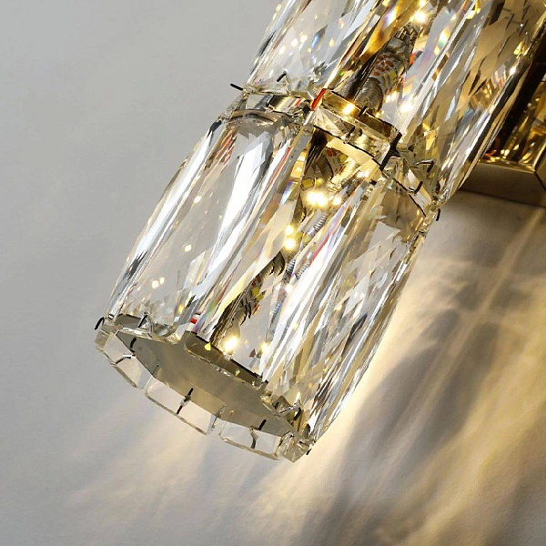 Бра DELIGHT COLLECTION WALL LAMP A06W/4 gold/clear