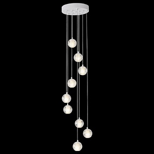 Люстра-каскад CRYSTAL LUX GASPAR SP9 D300 WHITE