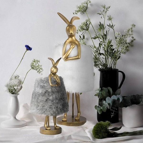 Настольная лампа LOFT IT LAPINE 10315/B White fluff