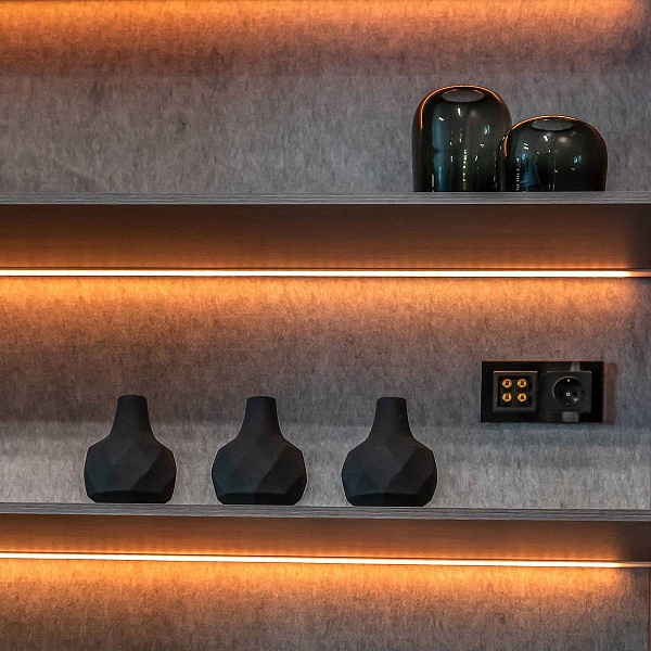 Розетка акустическая, черный матовый, W1185008, WERKEL