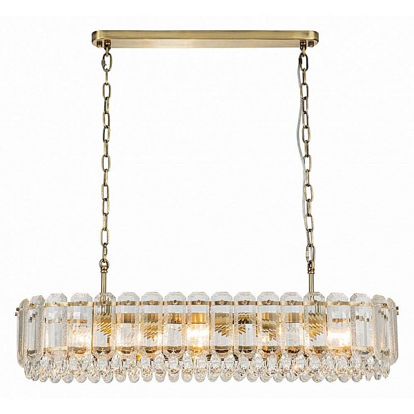 Люстра подвесная INDIGO BRILLIANTE 12039/10PL Brass