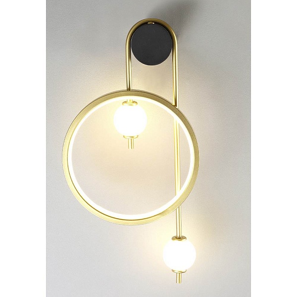 Бра CRYSTAL LUX RODRIGO RODRIGO AP20W LED BLACK/GOLD