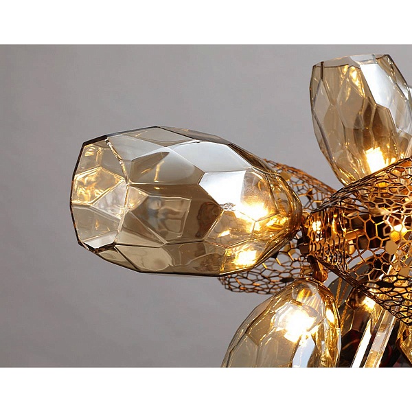 Бра DELIGHT COLLECTION BRITANNICA 8898W gold/smoky