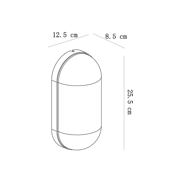 Светильник уличный настенный ARTE LAMP MARFIK A2481AL-1BR