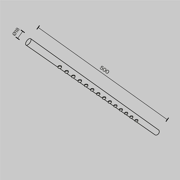 Трековый светильник MAYTONI POINTS C101CL-L500-12W3-6K-BS