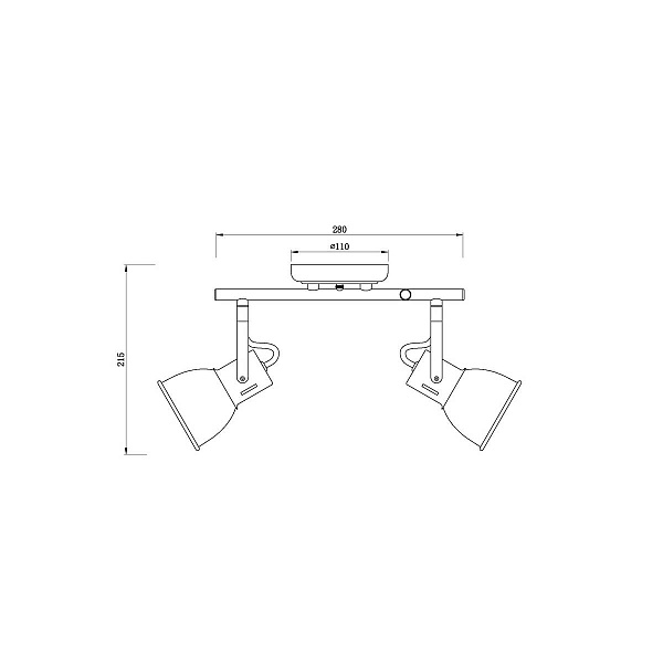 Спот ARTE LAMP A1677PL-2WH