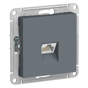 Розетка  RJ45, ATLASDESIGN, Грифель, ATN000783, SCHNEIDER ELECTRIC