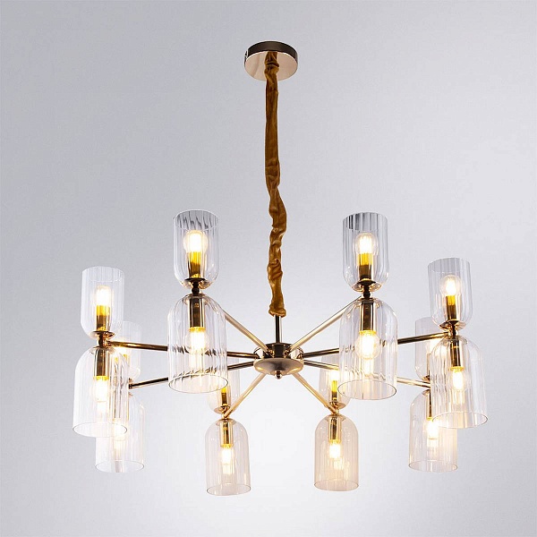Люстра подвесная ARTE LAMP CHARM A1623LM-16GO