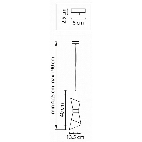 Подвес LIGHTSTAR STRATO 817012