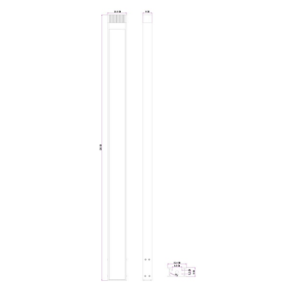 Светильник уличный столб высокий ARTE LAMP ARNEB A2140PA-1BR