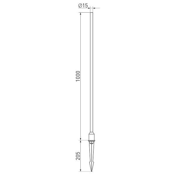 Светильник уличный столб низкий ARLIGHT CHAMPAGNE 34165