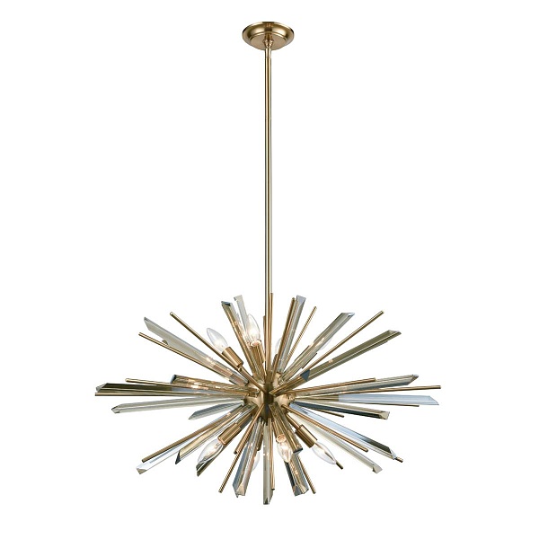 Люстра подвесная DELIGHT COLLECTION P68112 P68112-8AB antique brass