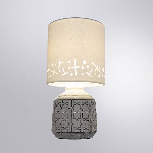 Настольная лампа ARTE LAMP BUNDA A4007LT-1GY