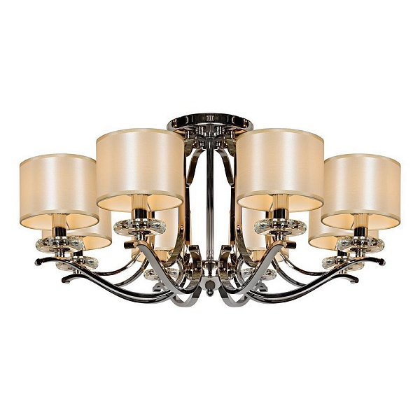 Люстра потолочная ILAMP LONDON 88389/8 CR