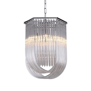Люстра подвесная DELIGHT COLLECTION MURANO GLASS KR0116P-6/A chrome