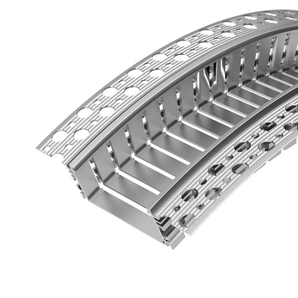 Профиль для ленты LED врезной FANTOM 27,3x98,6мм без рассеивателя (2м) 46429 ARLIGHT