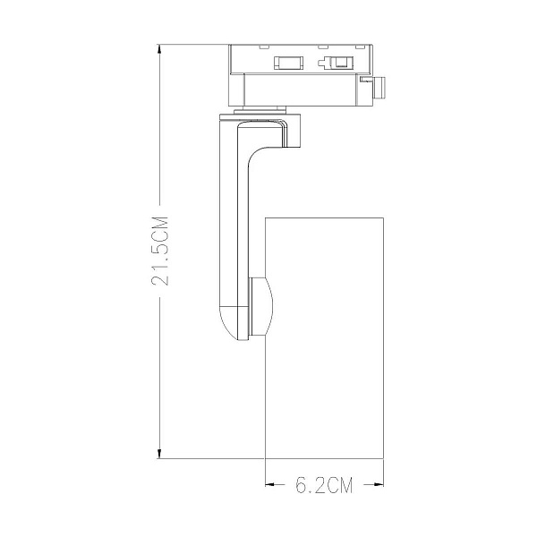 Трековый светильник ARTE LAMP BUCHO A2668PL-1SS