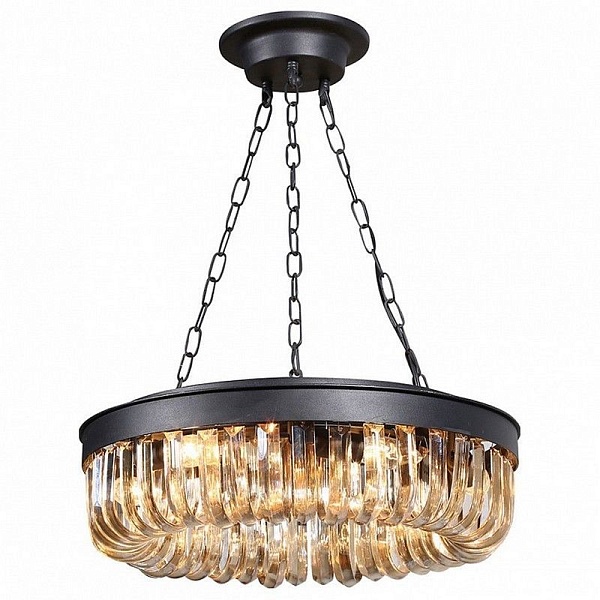 Люстра подвесная DELIGHT COLLECTION CRYSTAL BLACK KR0295P-5 black