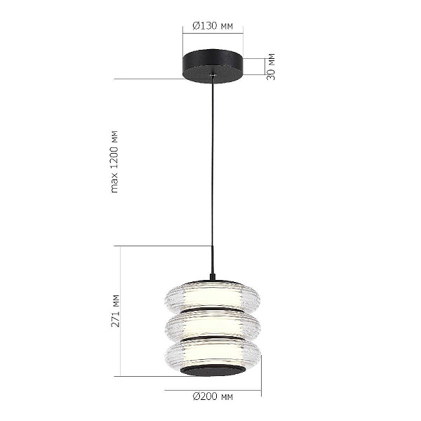 Подвес ST LUCE FRITTELA SL6239.403.03