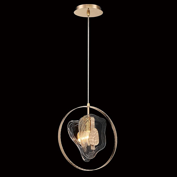 Подвес DELIGHT COLLECTION COWLEY P60669-1 gold/clear