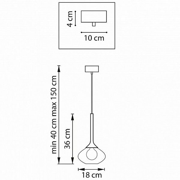 Подвес LIGHTSTAR VETRO 801203