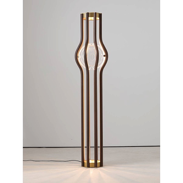 Торшер DELIGHT COLLECTION ASHAA MJ60911F/A nut-brown