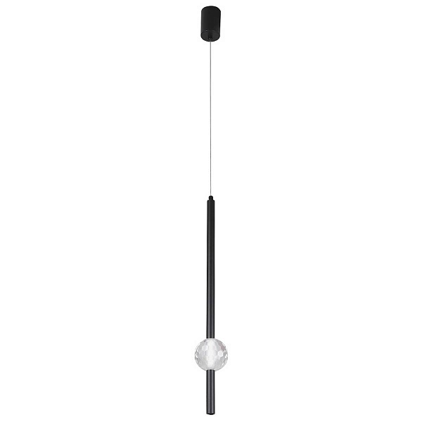 Подвес CRYSTAL LUX ELVIRA SP8W LED 4000K BLACK