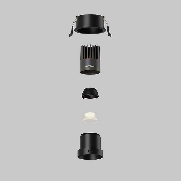 Светильник встраиваемый MAYTONI DIP DL116-10W-3K-B