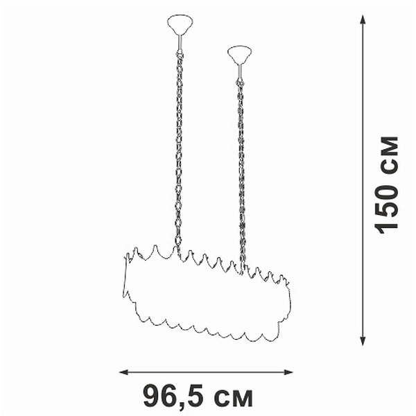 Люстра подвесная VITALUCE  V58120-8/11