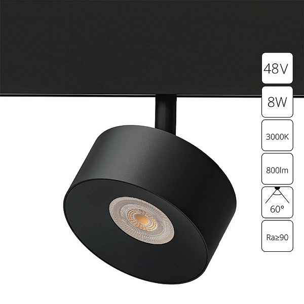 Трековый светильник ARTE LAMP LINEA A4781PL-1BK