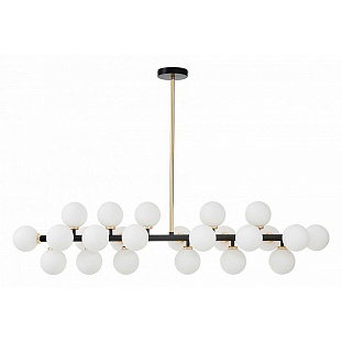 Люстра подвесная LUMINA DECO MARSIADA LDP 6033-24 BK+GD