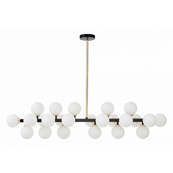Люстра подвесная LUMINA DECO MARSIADA LDP 6033-24 BK+GD