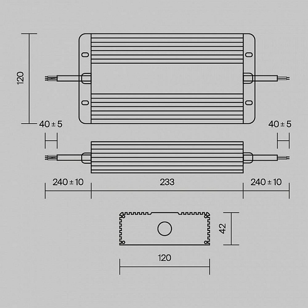 Блок питания MAYTONI POWER SUPPLY MAGNETIC 48V 400W IP67 PSL008-400W-48V-IP67