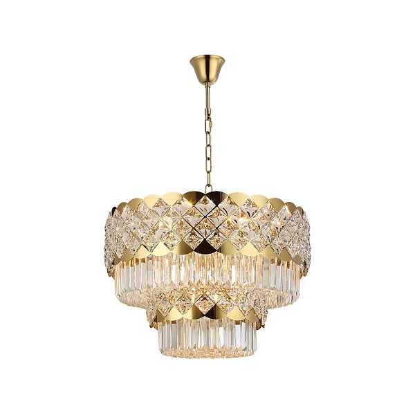 Люстра подвесная NEWPORT ASHLEY 8301/60 C gold polished