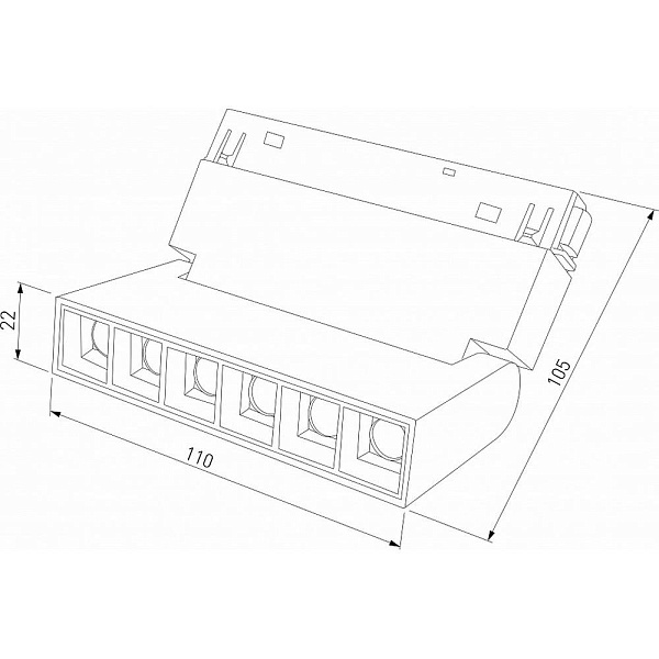 Трековый светильник ELEKTROSTANDARD SLIM MAGNETIC a066586