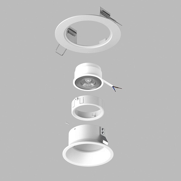 Светильник встраиваемый LIGHTSTAR DOMINO D61607BMOD