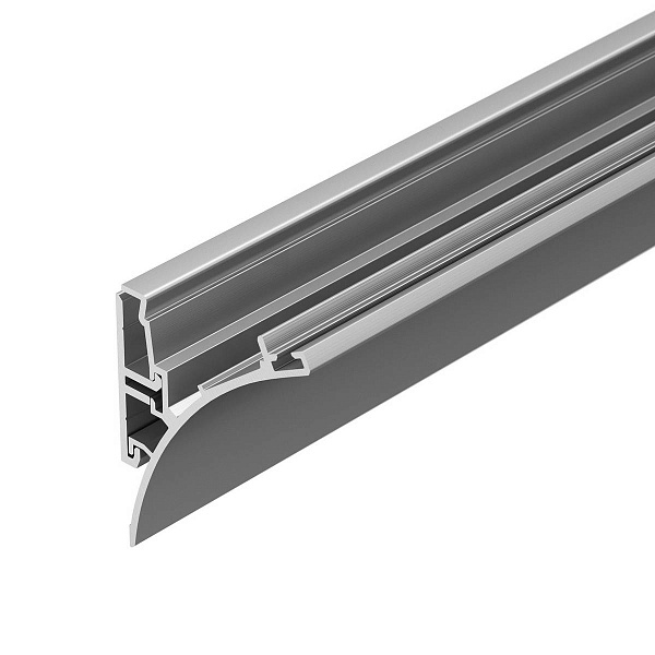 Профиль для ленты LED накладной KARNIZ-R-2000 ANOD x37мм без рассеивателя (2м) 21649 ARLIGHT