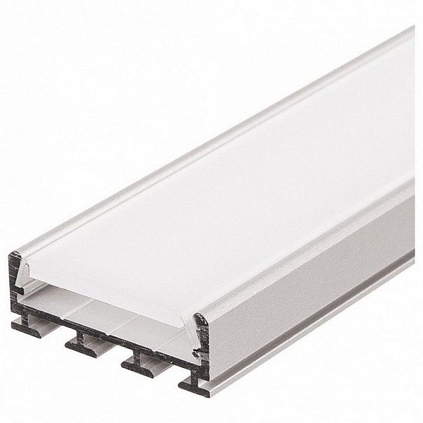 Профиль для ленты LED накладной PLS-LOCK-2000 ANOD 26x10мм без рассеивателя (2м) 016397 ARLIGHT