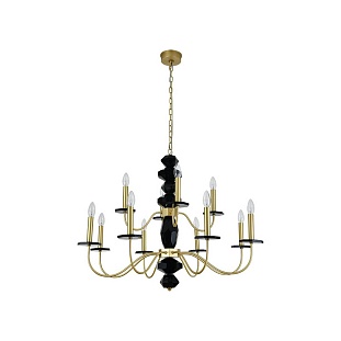 Люстра подвесная NEWPORT VANESSA 3878+4/С brass