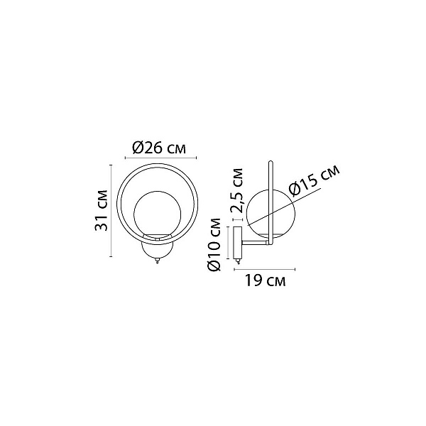 Бра ARTE LAMP MATISSE A7741AP-1AB