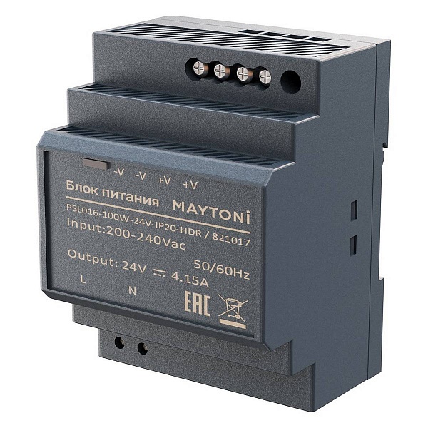 Блок питания MAYTONI LED STRIP DRIVERS 24V 100W IP20 821017