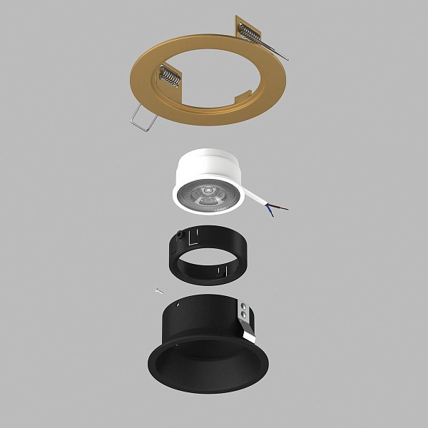 Светильник встраиваемый LIGHTSTAR DOMINO D61307BMOD