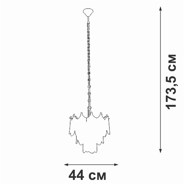 Люстра подвесная VITALUCE  V58120-8/5