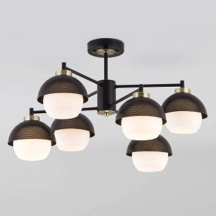 Люстра потолочная EUROSVET NOCCIOLA 70106/6 черный