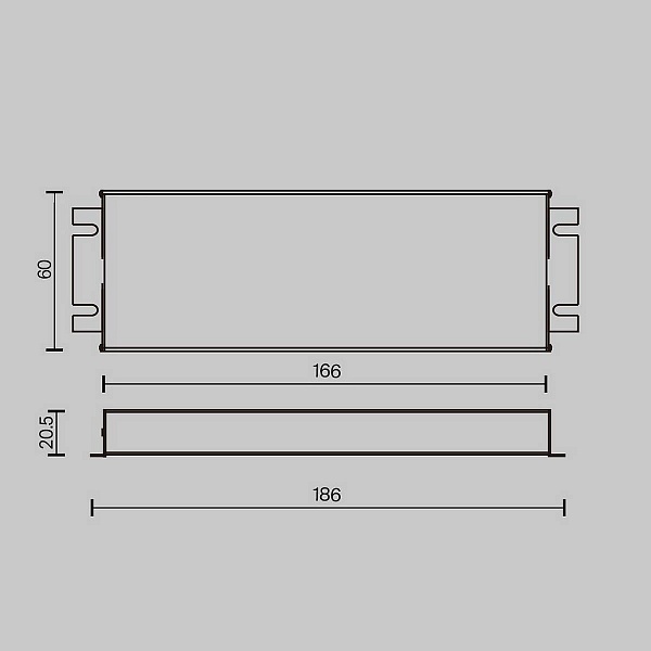 Блок питания MAYTONI TRIAC 24V 60W IP67 734001