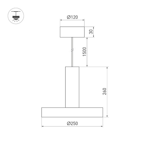 Подвес ARLIGHT ERIC 35929