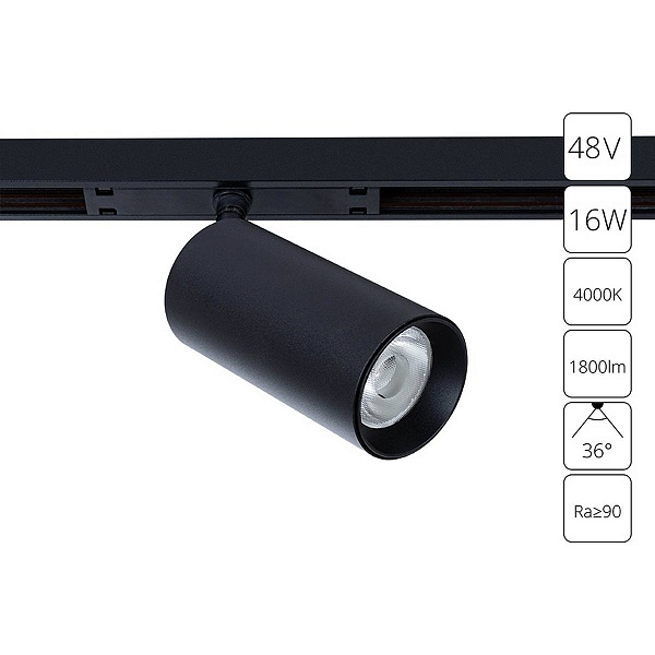 Трековый светильник ARTE LAMP OPTIMA A7262PL-1BK