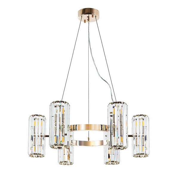 Люстра подвесная ARTE LAMP SANTORINI A1049SP-12GO